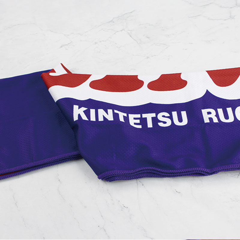 紅藍(lán)運(yùn)動吸汗冷感運(yùn)動毛巾定制